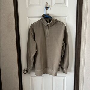 Athleta Men's Tan Zip-Up Sweater